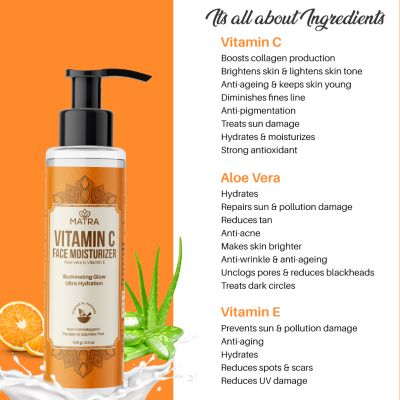 Matra: Daily Use Vitamin C Moisturizer Cream - 100ml