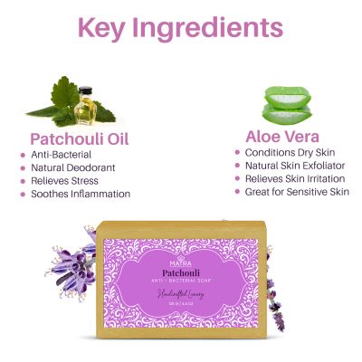 Matra: Patchouli Handmade Soap - 125gm