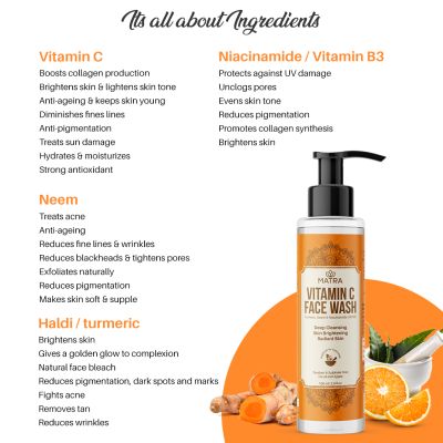 Matra: Vitamin C Face Wash - 100ml