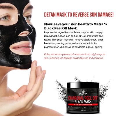 Matra: Activated Charcoal Peel Off Mask 100gm