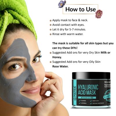 Matra: Hyaluronic Acid Mask - 100gm