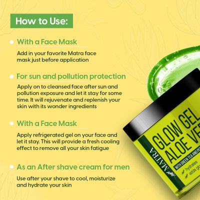 Matra: Aloe Vera Glow Gel - 100gm