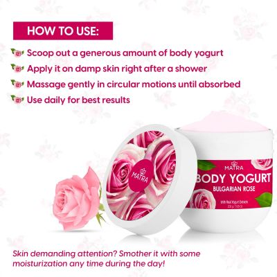 Matra: Body Yogurt with Rose - 200gm