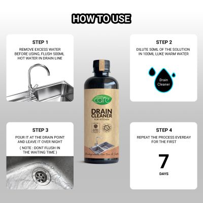 EKAM ECO: Zerodor Care Kitchen Drain Cleaner and Clog Remover - 5Ltr