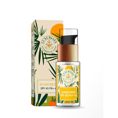 Luxuriate: Vitamin C Sunscreen SPF 45 PA+++ For Unisex - 30ml