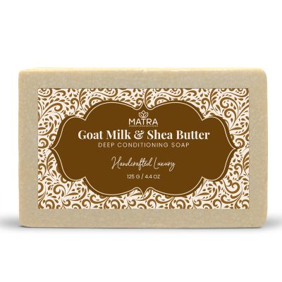 Matra: Goat Milk & Shea Butter Handmade Soap - 125gm