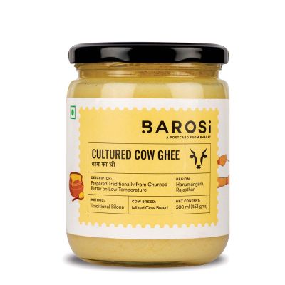 BAROSI: Cultured Cow Ghee - 500ml