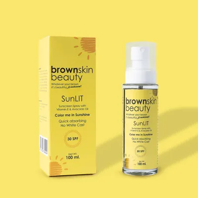 BrownSkin beauty: SunLit Sunscreen Spray (SPF 30) - 100ml