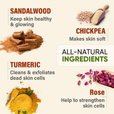 BabyOrgano: Natural Ubtan - Green Gram & Chickpea - 100 gm