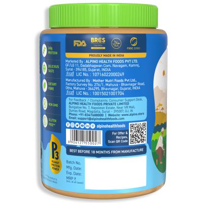 Alpino: Classic Peanut Butter Smooth - 1kg