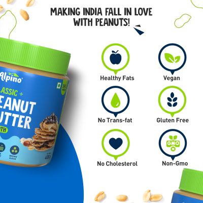 Alpino: Classic Peanut Butter Smooth - 400gm