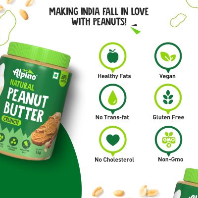 Alpino: Natural Peanut Butter Crunch - 1kg