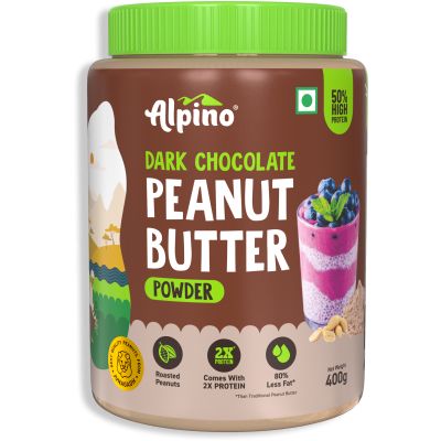 Alpino: Peanut Butter Powder Dark Chocolate - 400gm