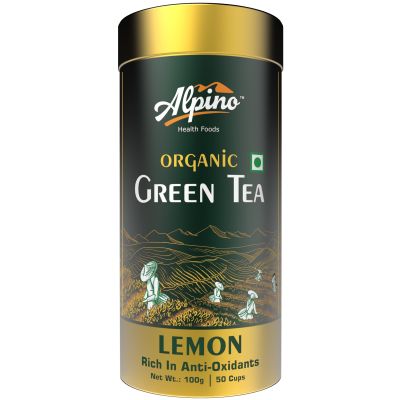 Alpino: Certified Organic Lemon Green Tea - 100gm