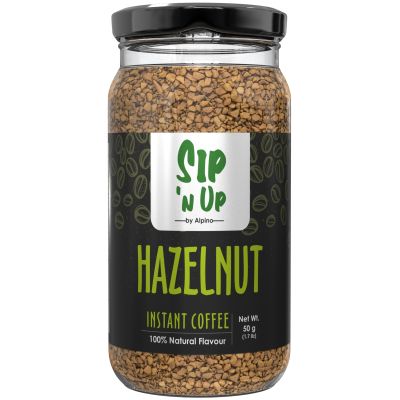 Alpino: Sip n Up Instant Coffee Hazelnut - 50gm