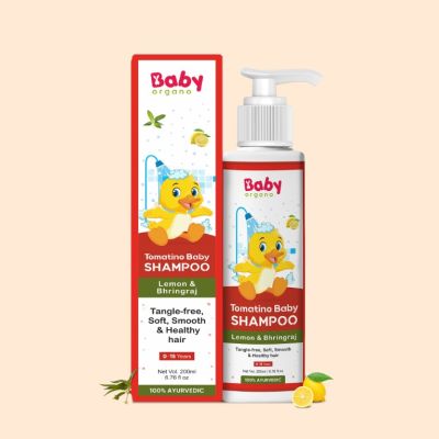 BabyOrgano: Tomatino Baby Shampoo - Lemon & Bhringraj - 200ml