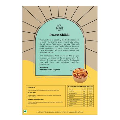 VS Mani & Co.: Peanut Chikki - Pack of 2