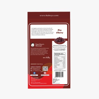 BOYO: Dried Whole Cherry - 200gm