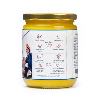 KUDEJ: Himalayan Desi Badri Cow A2 Ghee - Pack of 2 (500ml each)