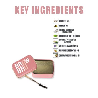 Indulgeo Essentials: Brow Bro Brow Styling Soap - 20gm