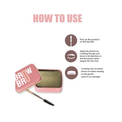Indulgeo Essentials: Brow Bro Brow Styling Soap - 20gm