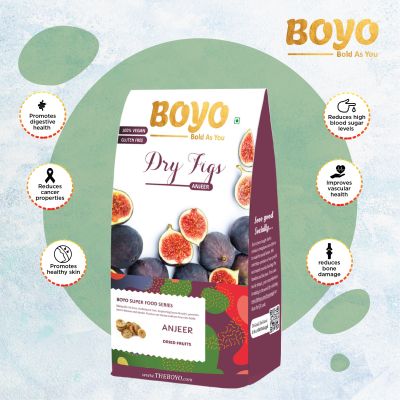 BOYO: Premium Dried Afghani Figs - 200gm