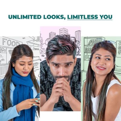 Anveya: Temporary Hair Color Makeup - Mermaid Green - 30ml