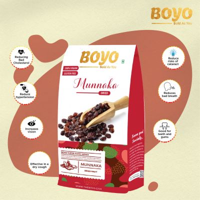 BOYO: Premium Munakka Raisins - 250gm