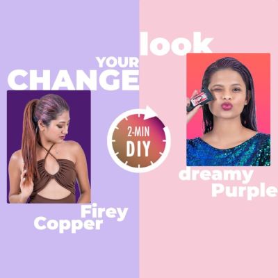 Anveya: Temporary Hair Color Makeup - Electric Red - 30ml