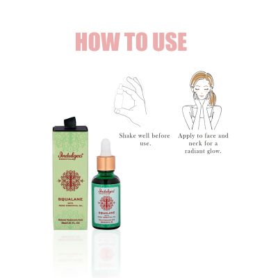 Indulgeo Essentials: Squalane With Plant Derived Hyaluronic Acid - 30ml
