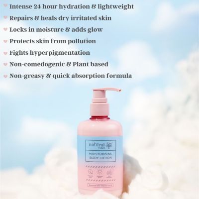Natural Vibes: Moisturising Body Lotion for Intense Repair - 300 ml [CLONE]