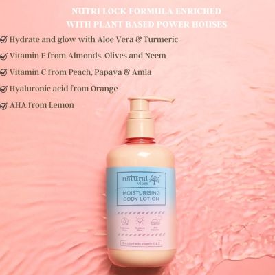 Natural Vibes: Moisturising Body Lotion for Intense Repair - 300 ml [CLONE]
