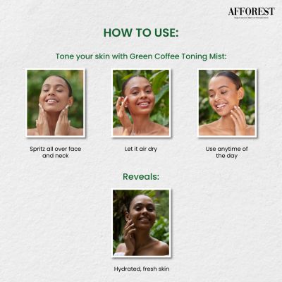 AFFOREST: Green Coffee Toning Mist  - 100ml