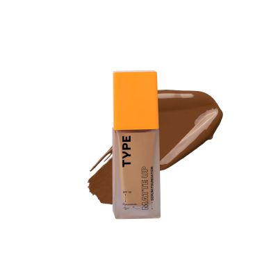 Type Beauty: Matte Up Serum Foundation For Oily & Acne Prone Skin Spf 50, Pa++++ - Java - 30Ml