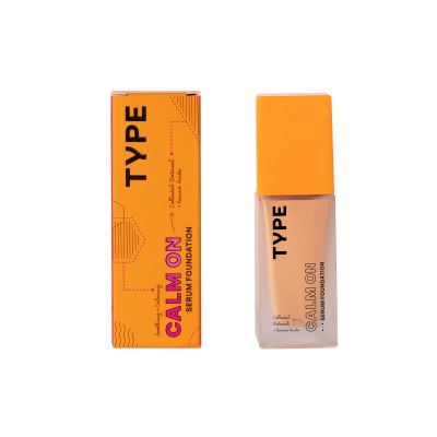 Type Beauty: Calm On Serum Foundation For Sensetive Skin & Redness - Cinnamon - 3Oml