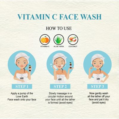 Love Earth: Vitamin C Face Wash - 100ml