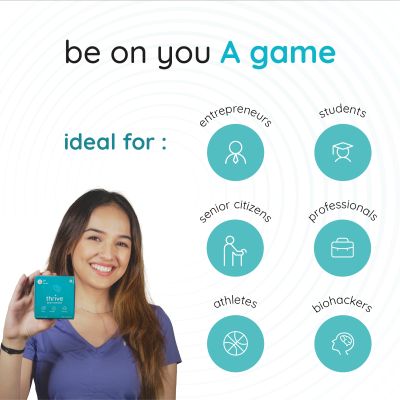 Food for Thought: Thrive - Brain Health -  Pack of 2 - 60N Capsules each