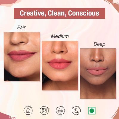 TNW - The Natural Wash: Matte Velvet Longstay Liquid Lipstick - 08 - Pretty Peach - 5ml