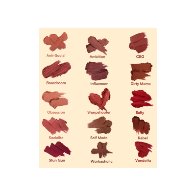 Type Beauty: SOAK IT LIPSTICK - Anti Social - 2.5gm