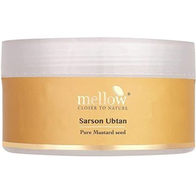 Mellow Herbals: Sarson Ubtan with Sarson Seed and Cow Milk for Smooth and Toned Skin - 100gm