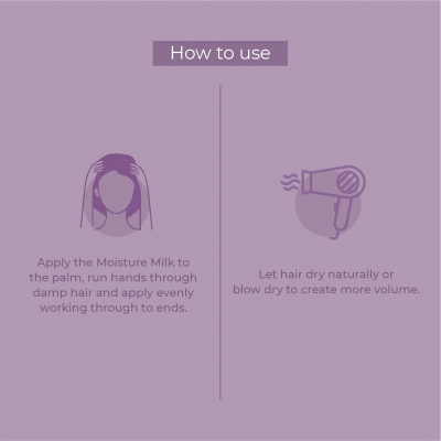 Ashba Botanics: Curl Moisture Milk For Curly Wavy Hair - 237ml