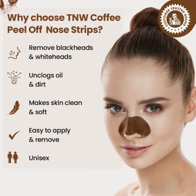 TNW - The Natural Wash: Coffee Peel Off Nose Strips