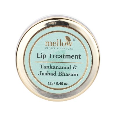 Mellow Herbals: Lip Treatment with Almond Oil for Healing Cracked and Chapped Lips - 12gm