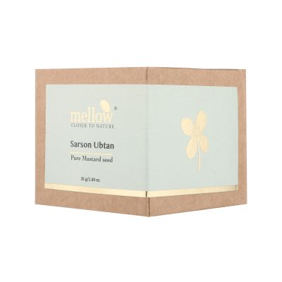 Mellow Herbals: Sarson Ubtan with Sarson Seed and Cow Milk for Smooth and Toned Skin - 35gm