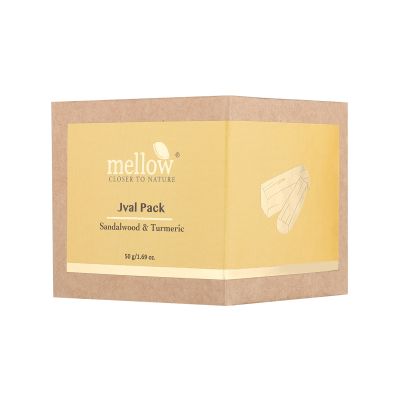 Mellow Herbals: Jval Pack With Haldi, Chandan, Manjistha and Rose Petal For Radiant, Even and Natural looking Skin - 50gm