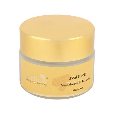 Mellow Herbals: Jval Pack With Haldi, Chandan, Manjistha and Rose Petal For Radiant, Even and Natural looking Skin - 50gm