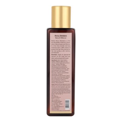 Mellow Herbals: Berry Shampoo with Hibiscus and Berry Leaves for Strong and Lustrous Hair - 100ml