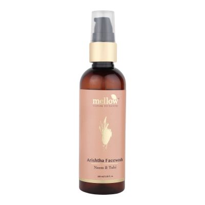 Mellow Herbals: Arishtha Facewash With Aloe Vera and Tulsi to prevent Acne and Oily Skin - 100ml