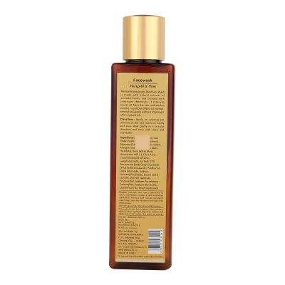 Mellow Herbals: Marigold Facewash With Mint, Aloe Vera and Honey Extracts For Soft Skin And Natural Glow - 200ml