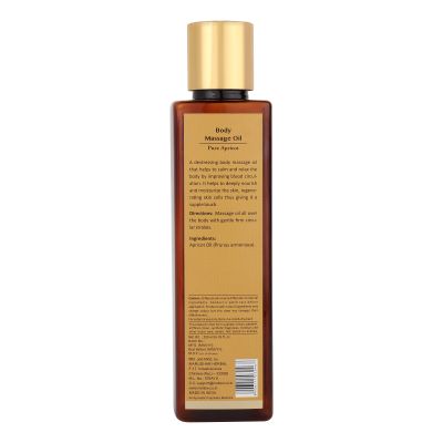 Mellow Herbals: Apricot Massage Oil for Hydrated and Moisturized Skin - 200ml